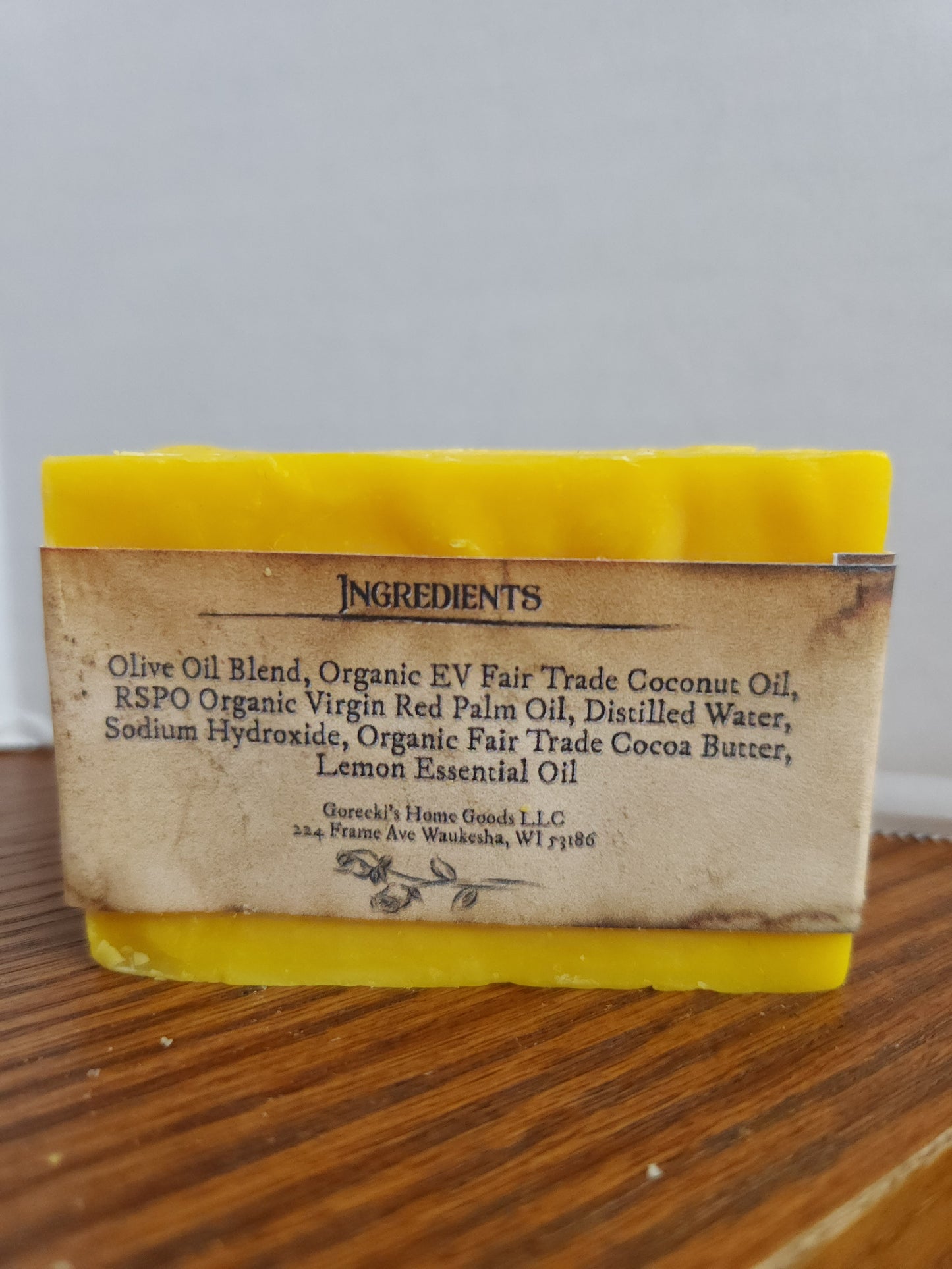 Lemon Bar Soap