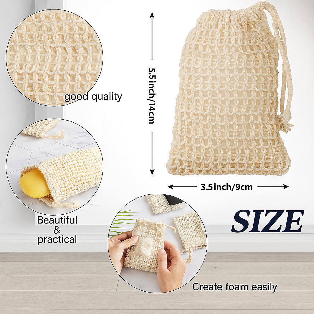 Sisal Exfoliating Bag
